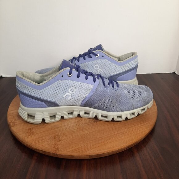 On Cloud X Womens Size 9.5 Shoes Lavender Ice Athletic Running Sneakers - Picture 5 of 10